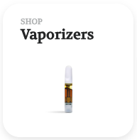 "Shop Vaporizers" with an image of THC vapes
